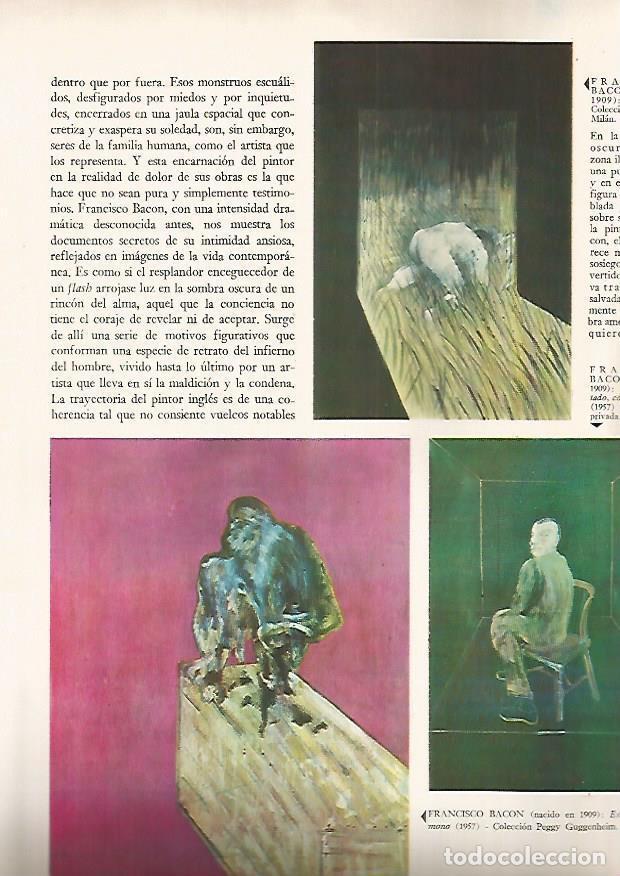 Postkarten: LAMINA 15959: Desnudo, Hombre sentado con fondo verde y Estudio para un mono, por Francis Bacon - Va