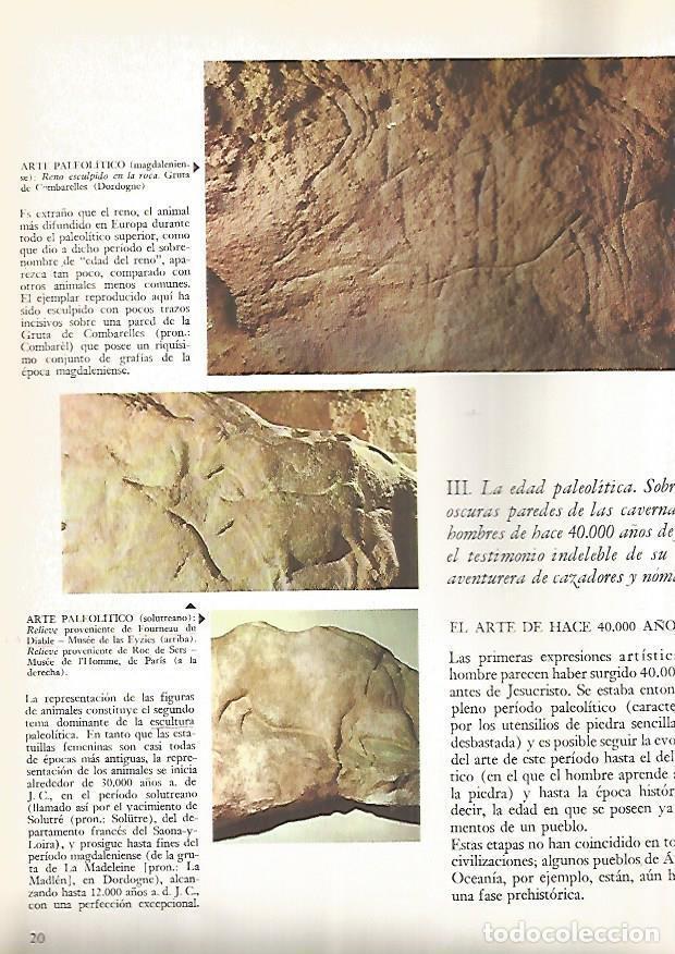 Postkarten: LAMINA 15819: Relieves paleoliticos de Combarelles y Roc de Sers - Varios