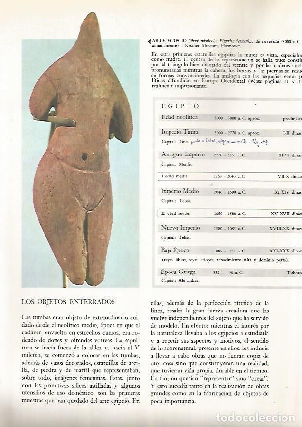 Cartoline: LAMINA 15880: Figurita femenina de Egipto predinastico - Varios