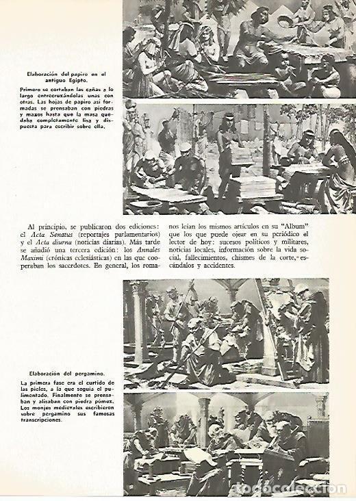 Cartoline: LAMINA 16207: Elaboracion del papiro y de pergamino - Varios