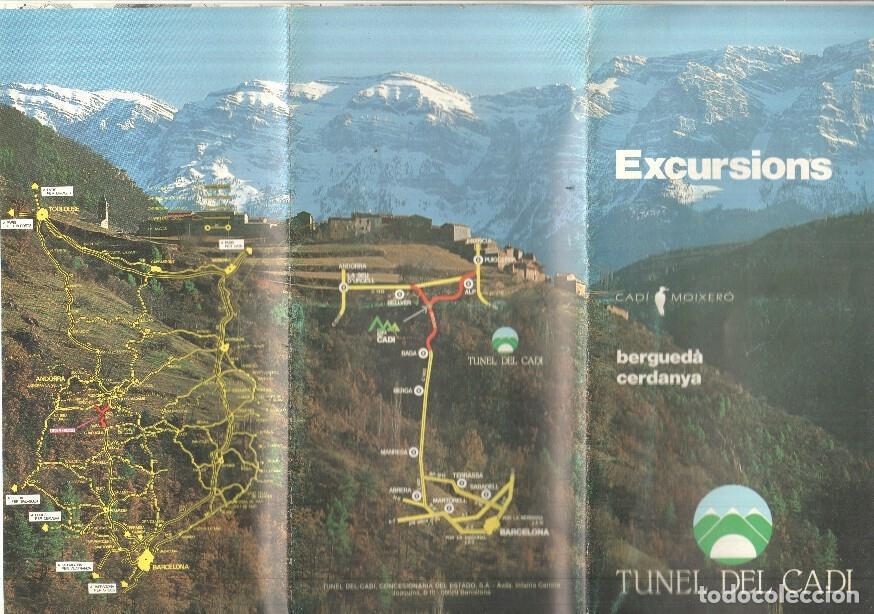 Cartoline: Folleto 1985 con 10 excursiones Bergueda-Cerdanya -