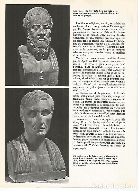 Postales: LAMINA 16223: Herodoto y Aristoteles - Varios