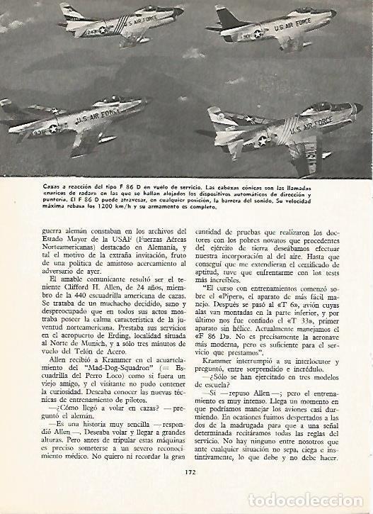 Postales: LAMINA 16204: Cazas tipo F86D - Varios