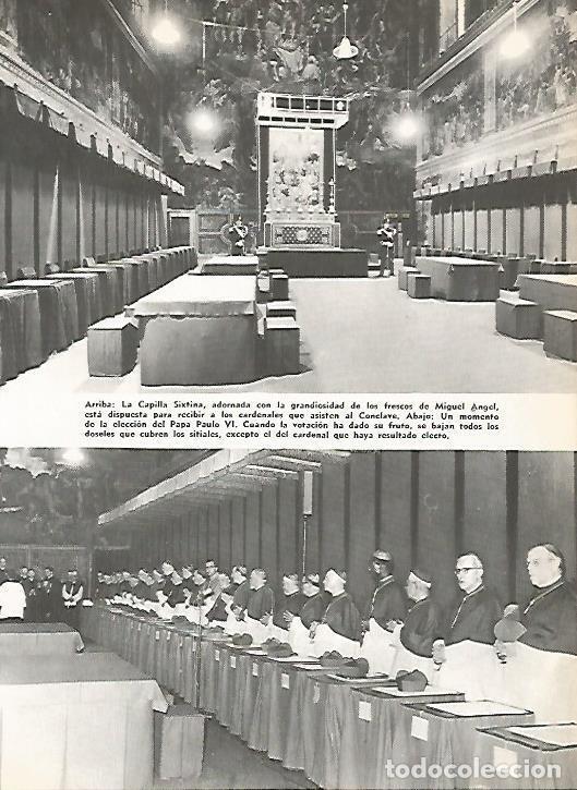 Postcards: LAMINA 16185: Eleccion del Papa Paulo VI - Varios