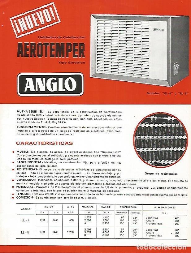 Postales: LAMINA 16034: Calefaccion Aerotemper, lamina 695 - Varios