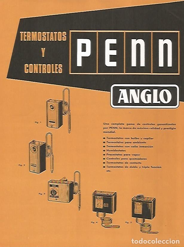 Postales: LAMINA 16042: Termostato Anglo Penn - Varios