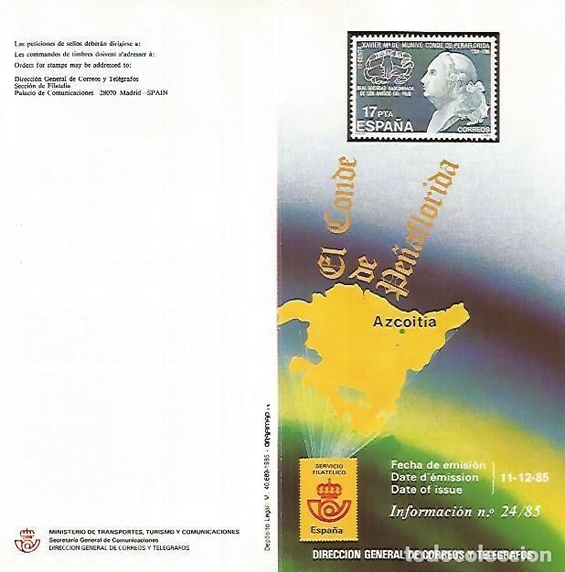 Postais: DIPTICO 16406: El Conde de Pe&ntilde;aflorida - Varios