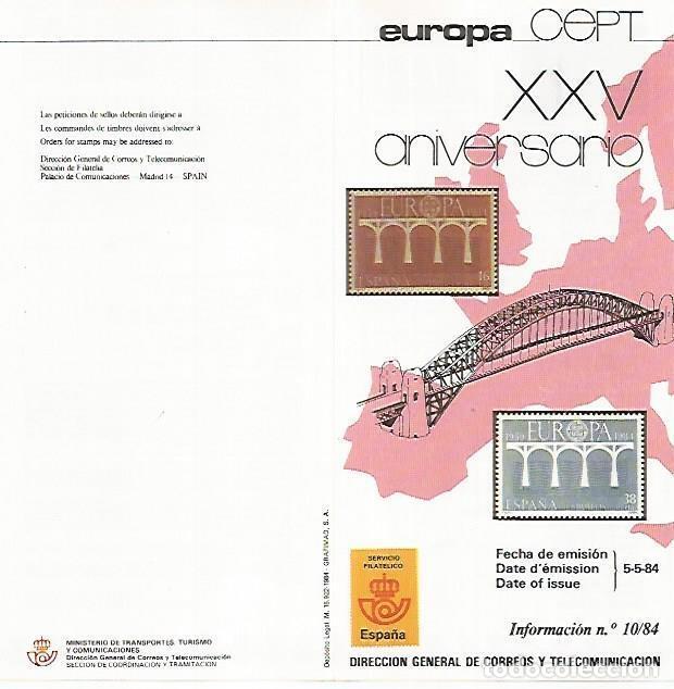 Postais: DIPTICO 16469: Europa CEPT. XXV Aniversario - Varios