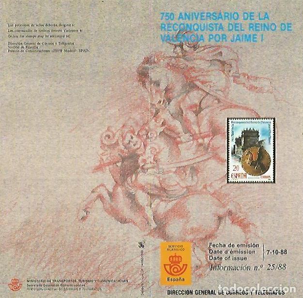 Cartes Postales: DIPTICO 16375: 750 Aniversario de la Reconquista del Reino de Valencia por Jaime I - Varios