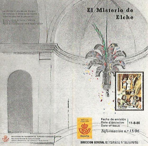 Cartes Postales: DIPTICO 16348: El misterio de Elche - Varios
