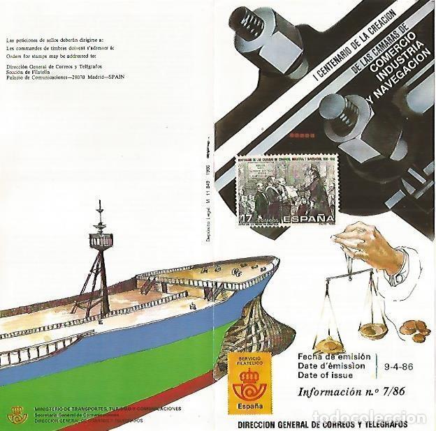 Cartes Postales: DIPTICO 16358: I Centenario de la creacion de las Camaras de Comercio, Industria y Navegacion - Vari