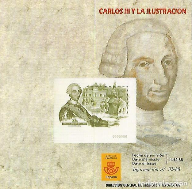 Cartes Postales: DIPTICO 16372: Carlos III y la Ilustracion - Varios