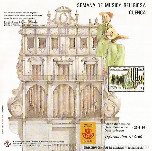 Postales: DIPTICO 16357: Semana de Musica Religiosa de Cuenca - Varios