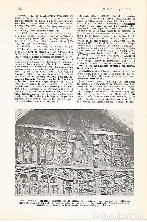 Postkarten: LAMINA VOX 16829: Juicio universal, relieve en Aveyron Francia - Varios