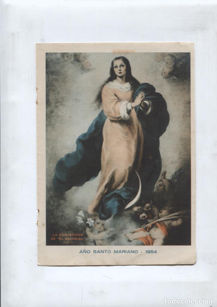 Postkarten: Vida y Luz: Estampa religiosa numerada 26: A&ntilde;o Santo Mariano 1954: La concepcion de Murillo - Varios