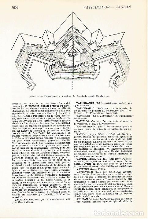 Cartes Postales: LAMINA VOX 16765: Baluarte de Vauban - Varios