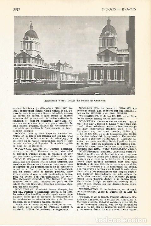 Postkarten: LAMINA VOX 16802: Palacio de Greenwich - Varios