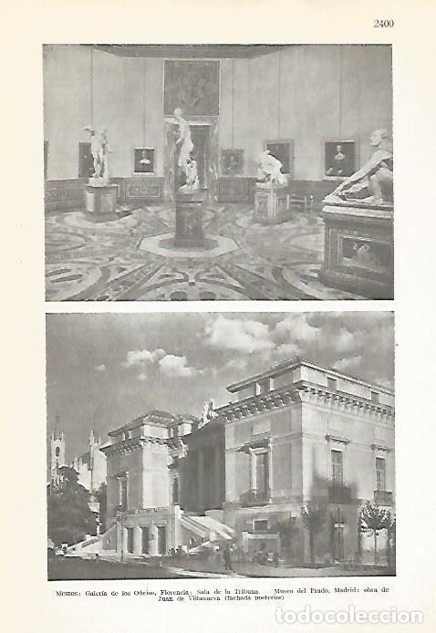 Postales: LAMINA VOX 16962: Galeria de los Oficios y Museo del Prado - Varios