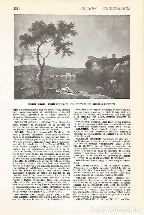 Postkarten: LAMINA VOX 16800: Puente sobre el rio Dee, por R. Wilson - Varios