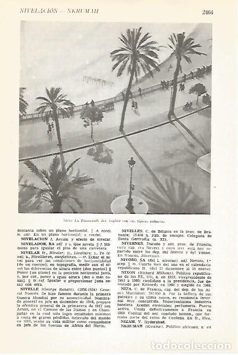 Postais: LAMINA VOX 16982: Vista aerea de La Promenade des Anglais en Niza - Varios