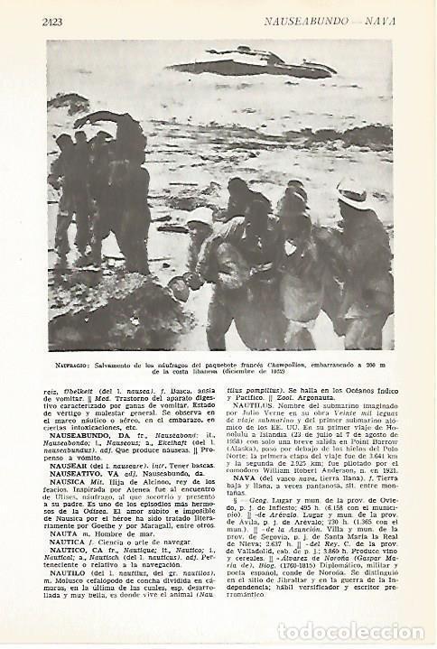 Postkarten: LAMINA VOX 16970: Salvamento de naufragos del Champollion en 1952 - Varios