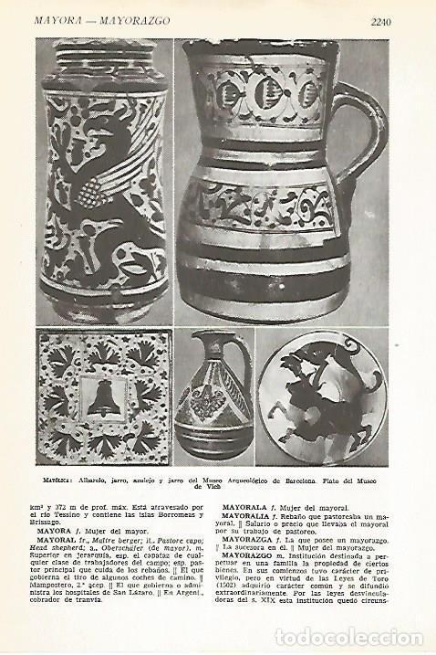 Postkarten: LAMINA VOX 16914: Ceramica mayolica - Varios