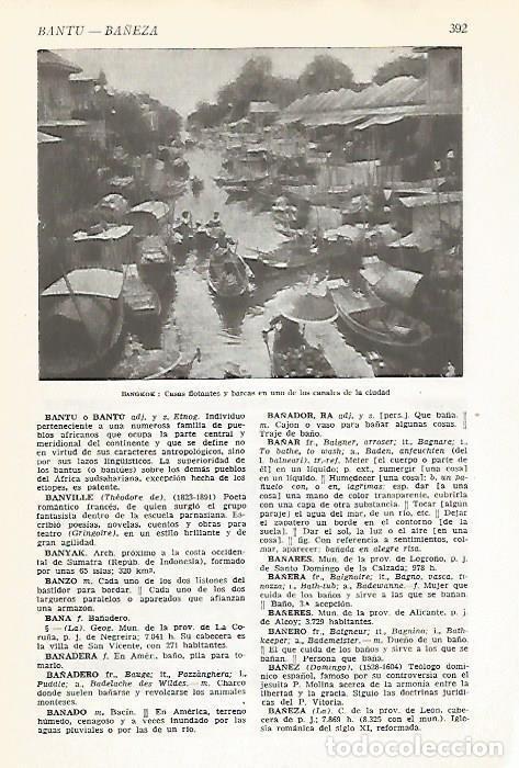 Postkarten: LAMINA VOX 16591: Casas flotantes en Bangkok, Tailandia - Varios
