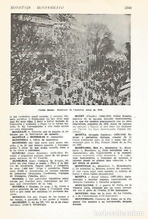 Postkarten: LAMINA VOX 16944: Boulevard de Capucines, por C. Monet - Varios