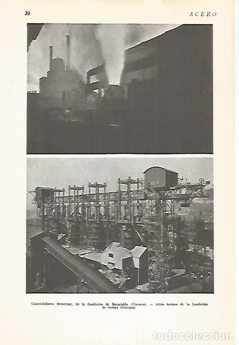 Postkarten: LAMINA VOX 16511: Convertidores Bessemer, Sestao, Vizcaya - Varios