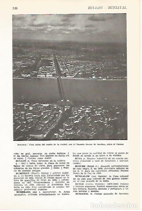 Postais: LAMINA VOX 16627: Vista aerea de Burdeos, Francia - Varios