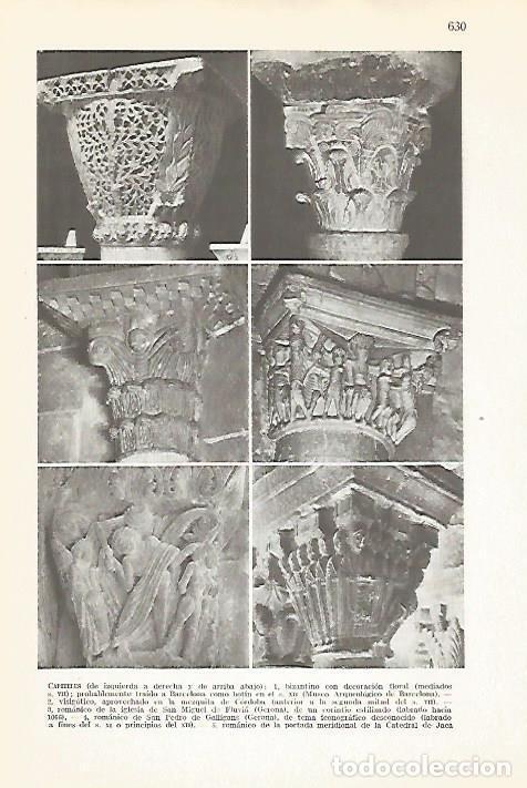 Postkarten: LAMINA VOX 16643: Tipos de capiteles - Varios