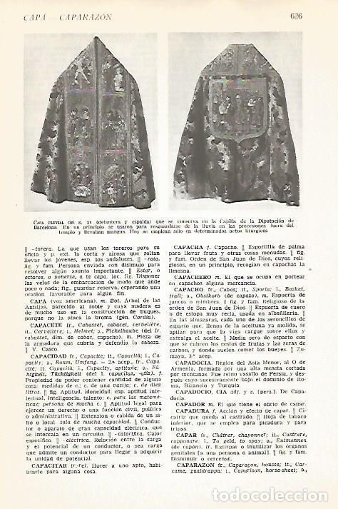 Cartoline: LAMINA VOX 16642: Capa pluvial del siglo XV - Varios