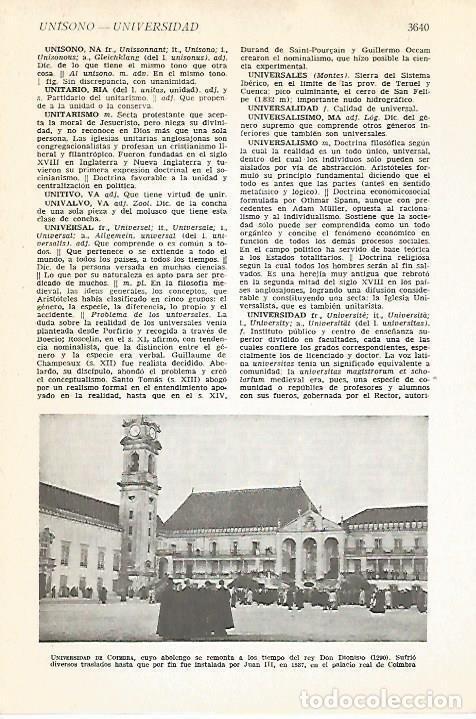 Postkarten: LAMINA VOX 16744: Universidad de Coimbra, Portugal - Varios