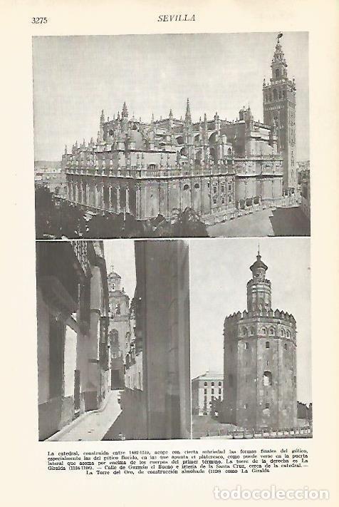 Postkarten: LAMINA VOX 16659: Vistas de Sevilla - Varios