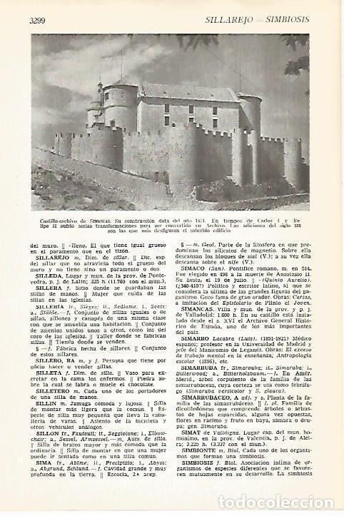 Postkarten: LAMINA VOX 16664: Castillo de Simancas - Varios