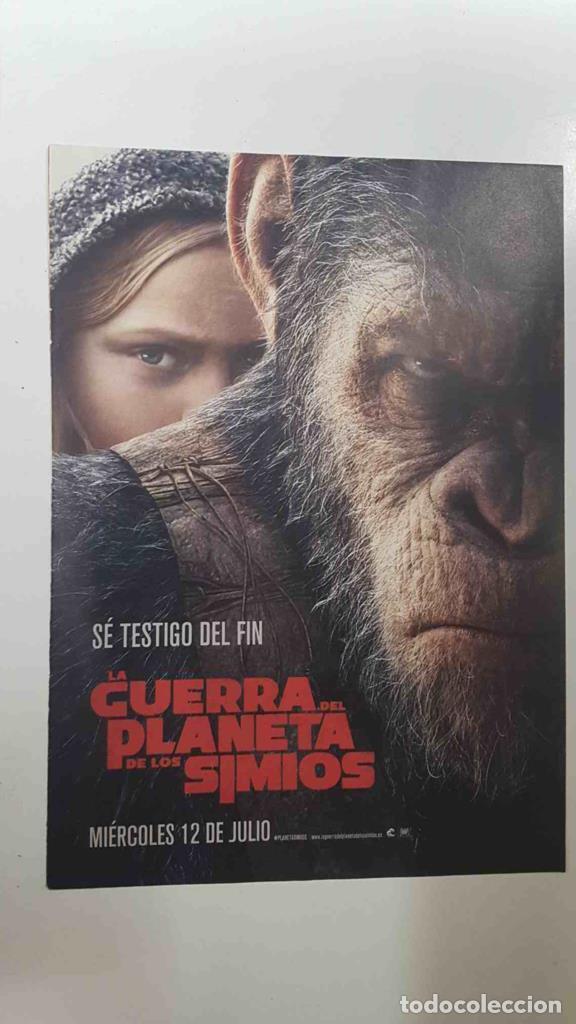 Postales: Lamina/pagina extraida de la revista accion: La Guerra del Planeta de los Simios - NULL