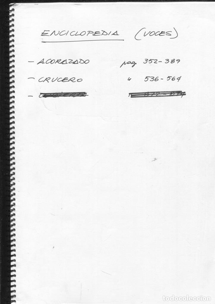 Postkarten: Acorazado + Crucero (58 + 31 paginas respectivamente) -