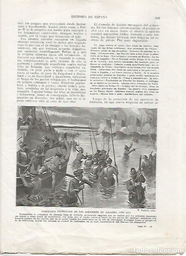 Postcards: LAMINA 18065: Expedicion a Zelandia en 1575 - Manuel Rodriguez Codola y Miguel S. Oliver