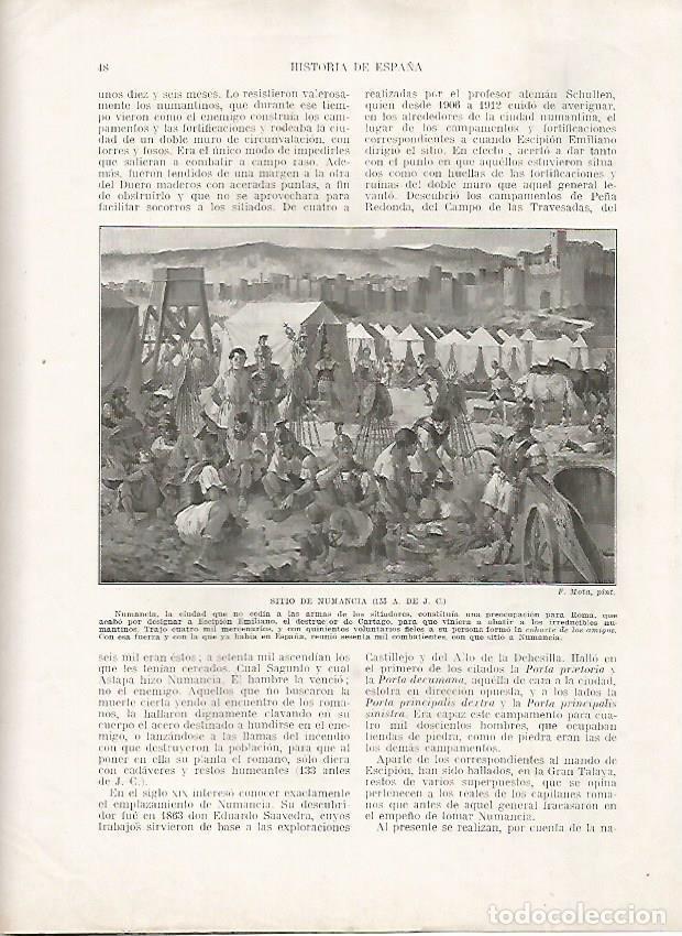 Postcards: LAMINA 18096: Sitio de Numancia - Manuel Rodriguez Codola y Miguel S. Oliver