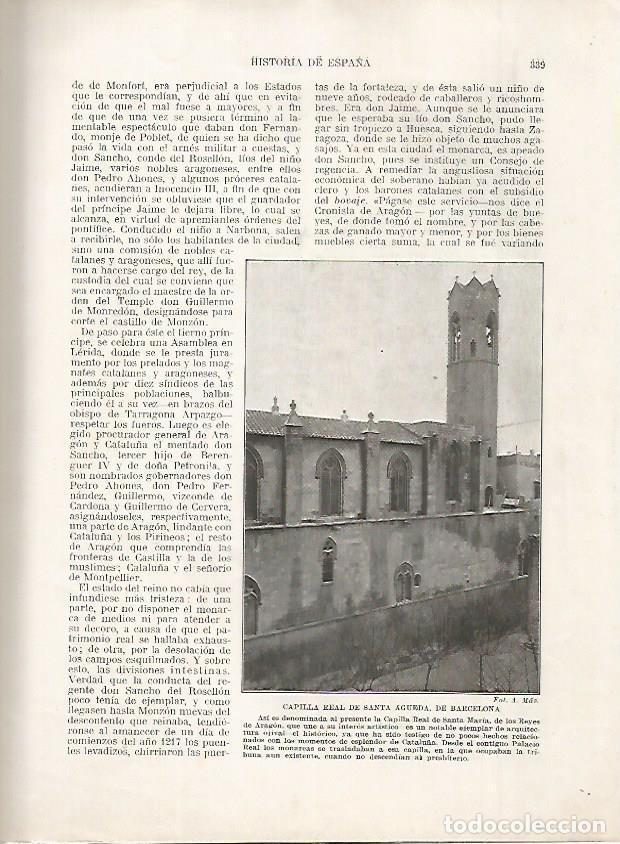 Postkarten: LAMINA 18223: Capilla Real de Santa Agueda en Barcelona - Manuel Rodriguez Codola y Miguel S. Oliver