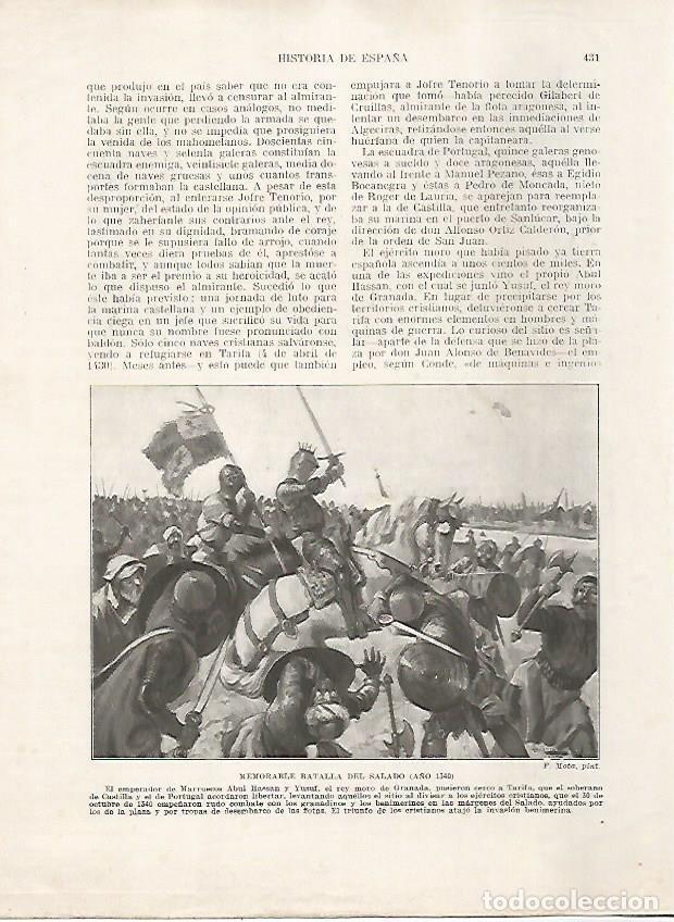 Postkarten: LAMINA 17841: Batalla del Salado, 1340 - Manuel Rodriguez Codola y Miguel S. Oliver