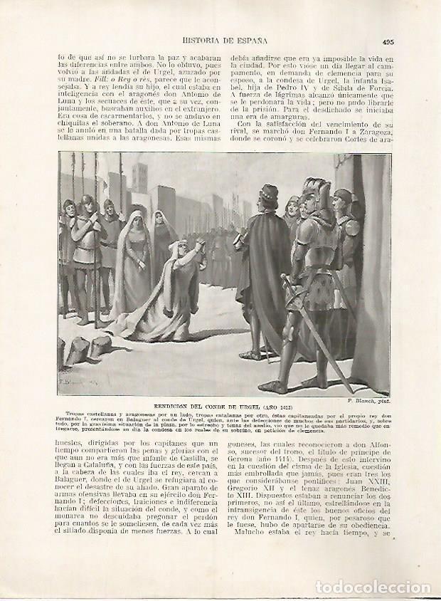 Postkarten: LAMINA 17864: Bendicion del Conde de Urgell - Manuel Rodriguez Codola y Miguel S. Oliver