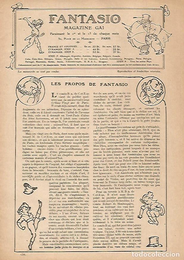 Postales: LAMINA 17786: Les propos de Fantasio - Varios