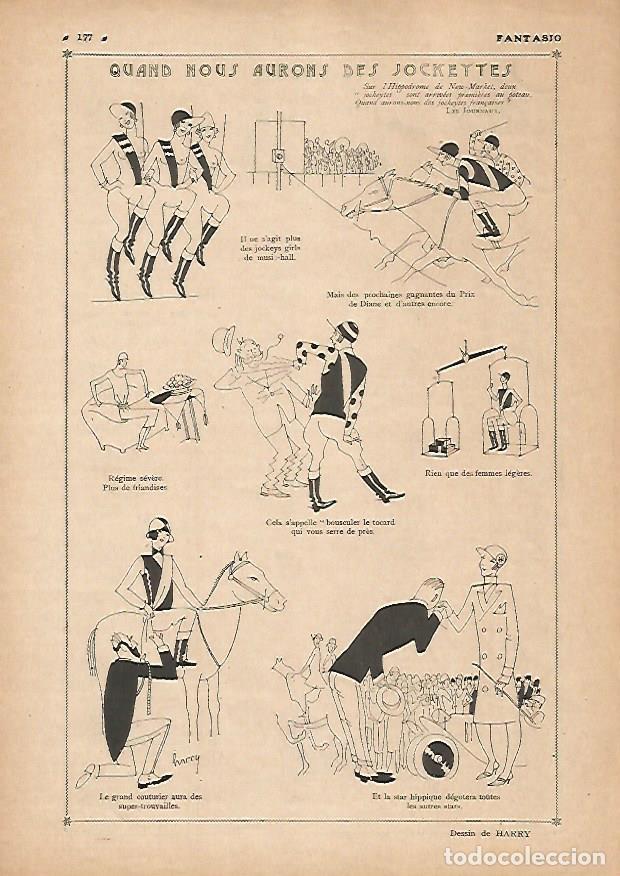 Postcards: LAMINA 17789: Quand nous aurons des jockeytes. Dibujos de Harry - Varios