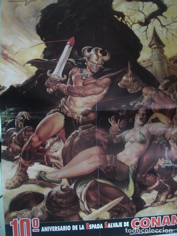 Postkarten: Poster: 10 aniversario de la Espada Salvaje de Conan, ilustracion de Nestor Redondo - Varios