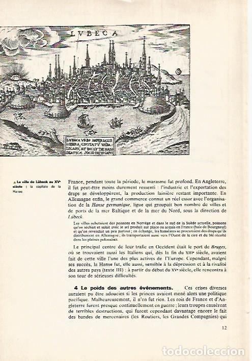 Postcards: LAMINA 18573: La ciudad de Lubeck en el siglo XV - R. Girardet, P. Jaillet y M. Pacaut