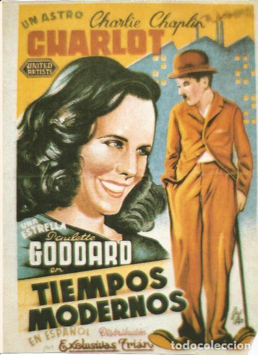 Cartoline: LAMINA 18897: Charlot en Tiempos modernos - NULL