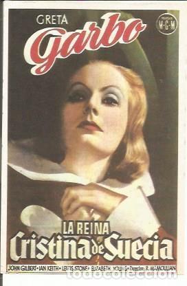 Postkarten: POSTAL A1050: La reina Cristina de Suecia con Greta Garbo - NULL