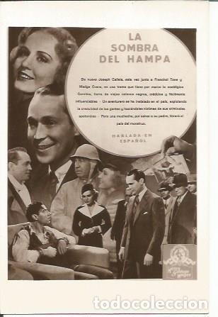 Postais: POSTAL A0862: La sombra del Hampa