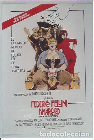 Postales: POSTAL A0849: Amarcord, de Federico Fellini - NULL